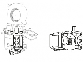 Second nozzle for k8400 - vertex 3d printer
