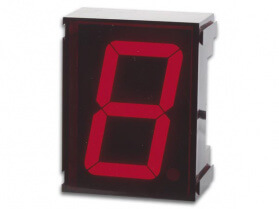 Jumbo single digit clock
